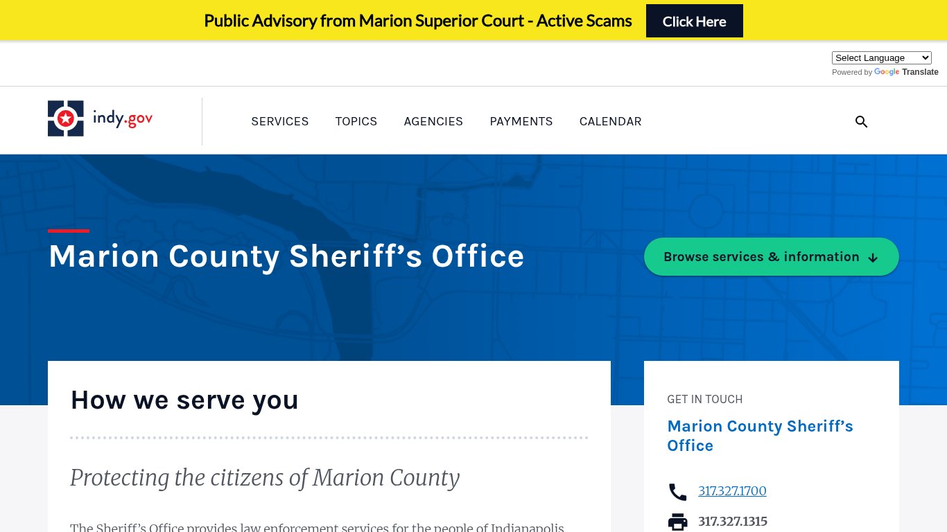 Marion County Jail Inmate Search